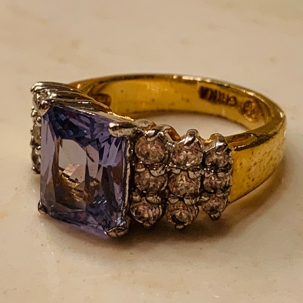 Blue topaz ring - Picture 2 of 5